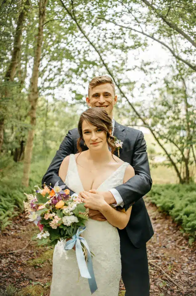 Couple hugging